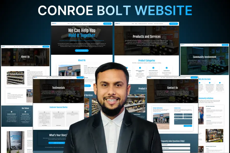 Conroe-Bolt-Website-AlaminPro-WordPress-Developer-Elementor-Divi-Flatsome-Avada